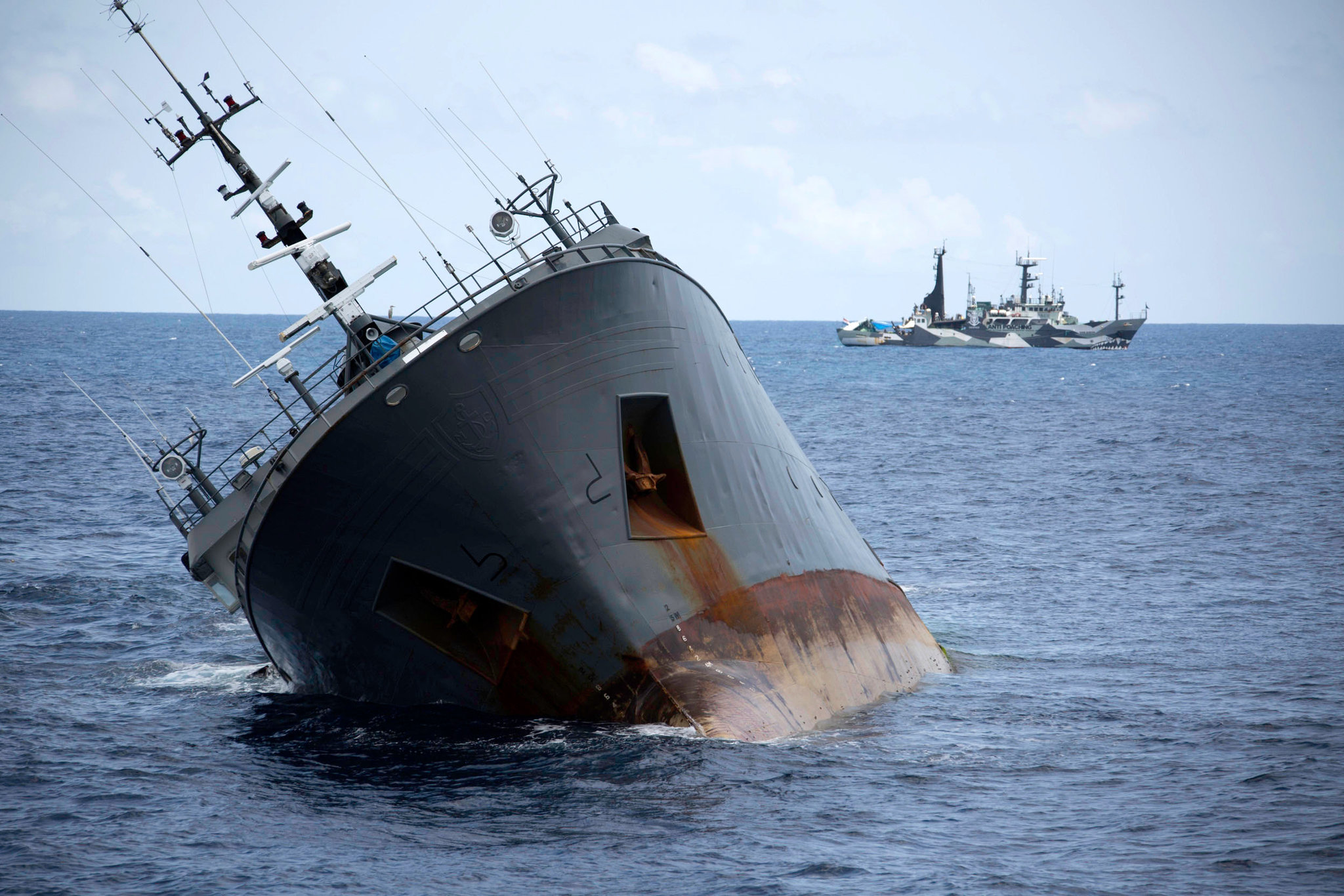 Sinking Fishing Vessel