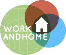 work and home logo