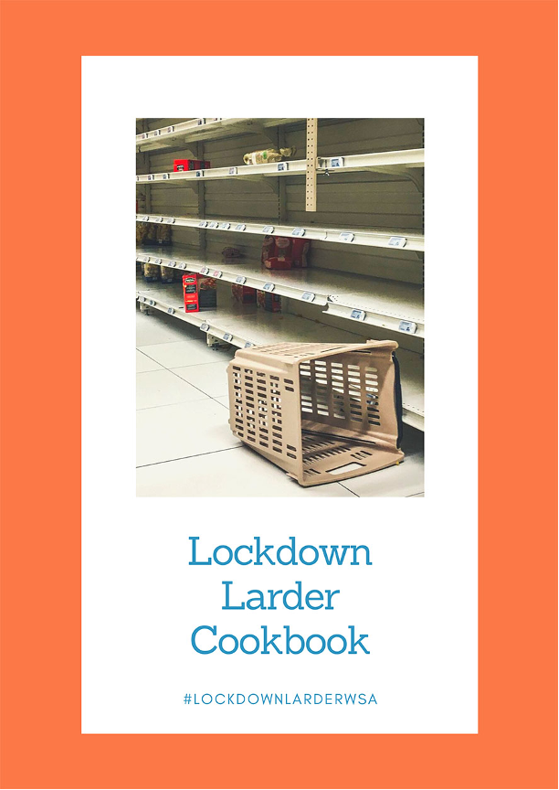 cover of the Lockdown Larder Cookbook